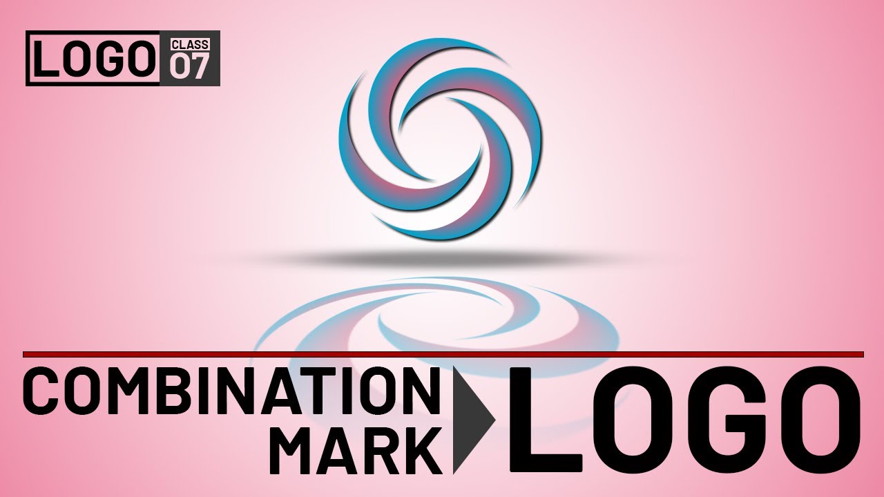 Logo Design Course in Hindi - CLASS 7 - COMBINATION MARK LOGO Design  | Logo Design in Illustrator