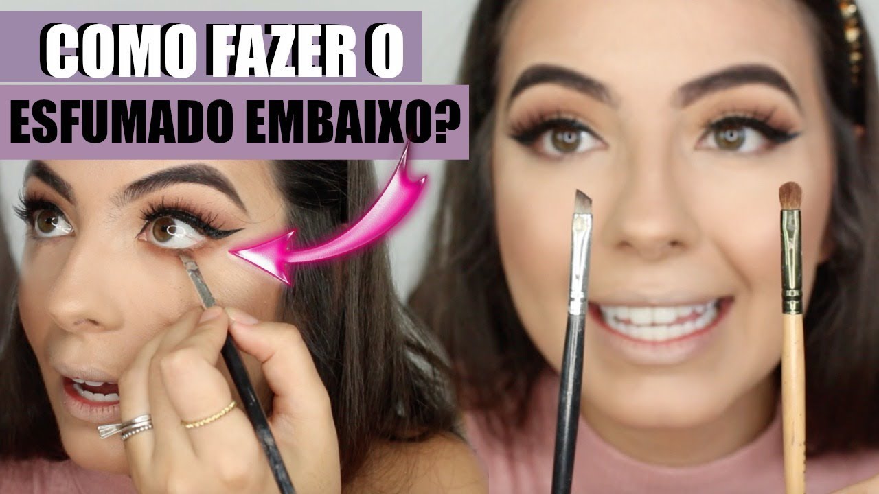 Solucionando o TÃO FALADO ESFUMADO EMBAIXO dos olhos!