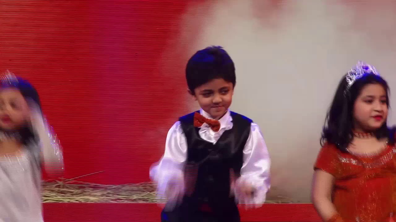 09 Besant Montessori School Best Annual Day Script, Drama n Dance   Kids Cha cha cha dance