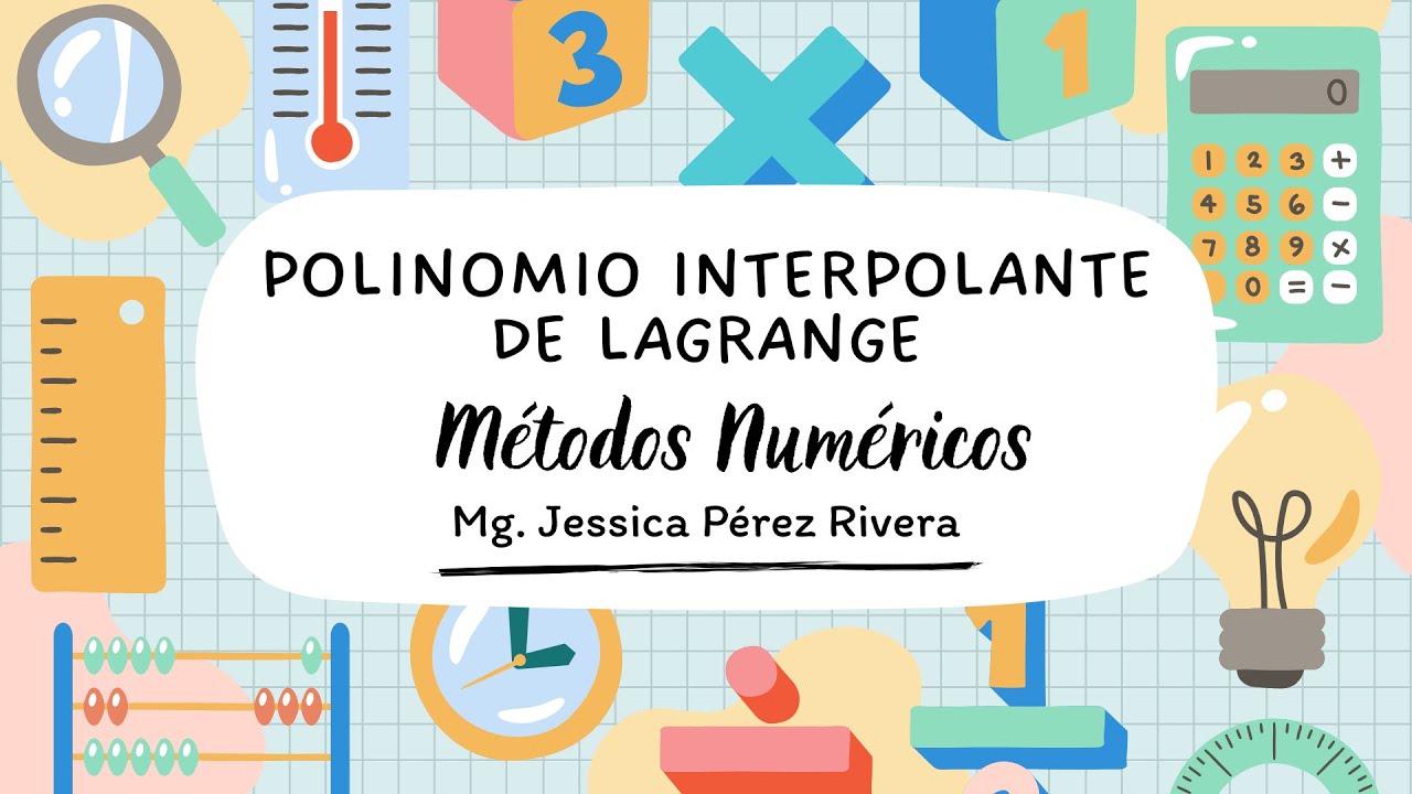 Polinomio interpolante de Langrange - Ejemplo 1