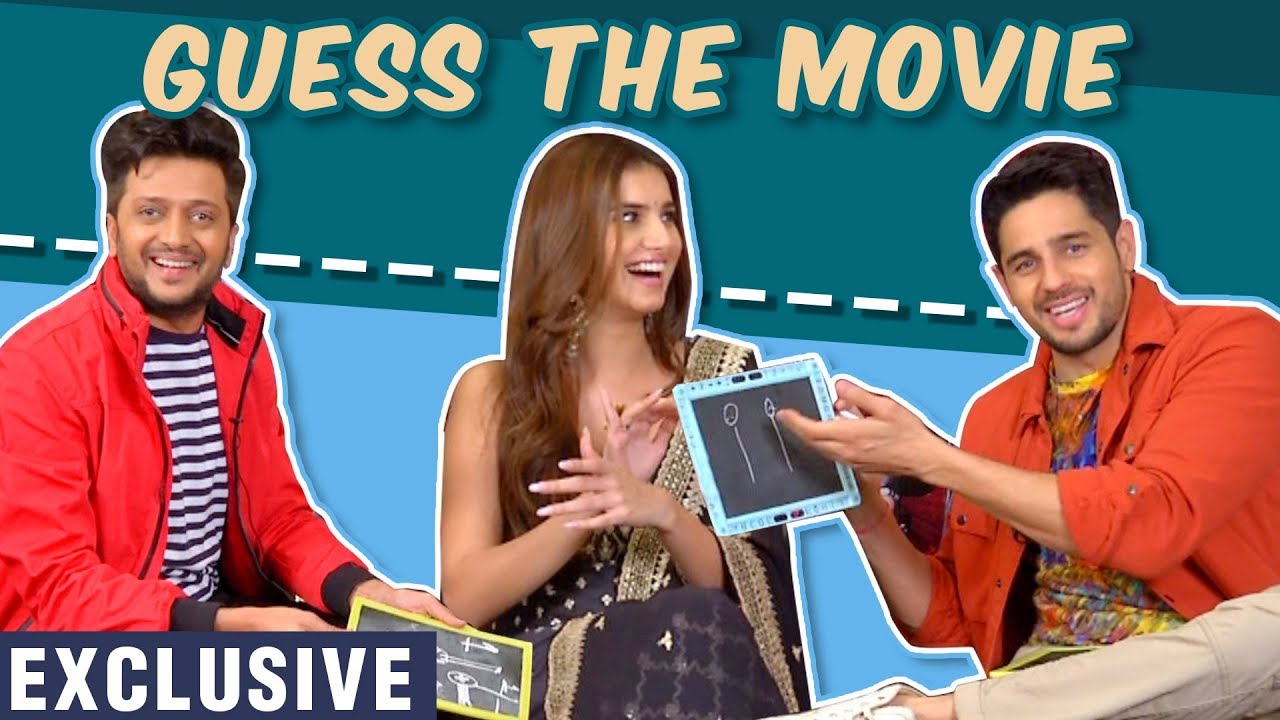 Ritesh Deshmukh, Sidharth, Tara HILARIOUS DRAWING Game | Pictionary Challenge | Marjaavaan