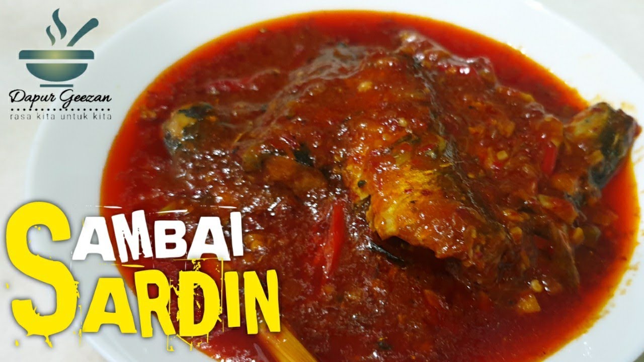 SAMBAL SARDIN - RESEPI SUAMI - PADU 5 MINIT SIAP