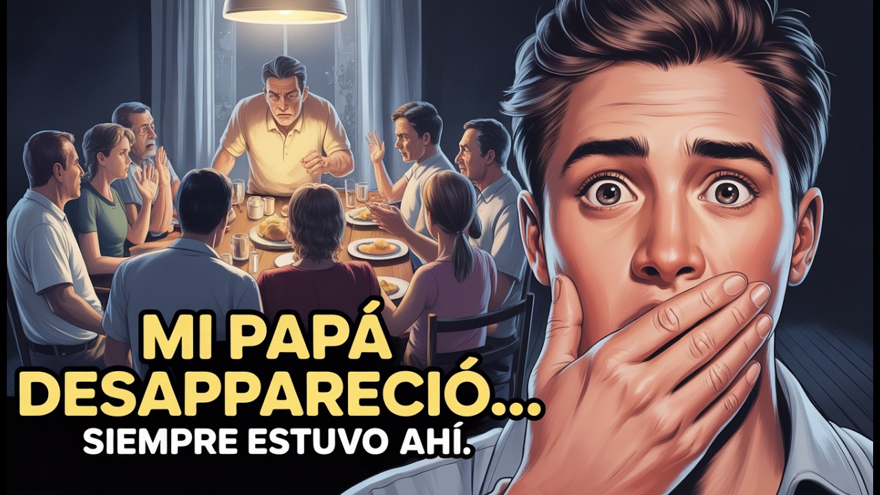 Mi papá desapareció cuando yo era bebé. Resulta que estuvo en todas las cenas familiares todo este..