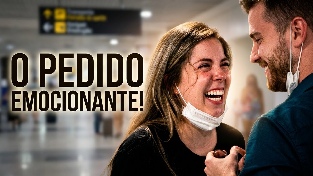 PEDIDO DE CASAMENTO MAIS EMOCIONANTE - AEROPORTO DO RECIFE