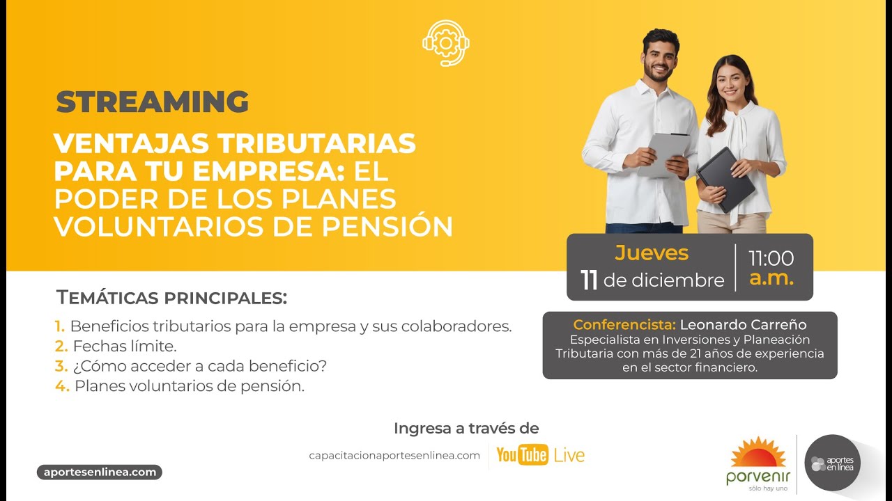 Ventajas tributarias para tu empresa: El poder de los planes voluntarios de pensión