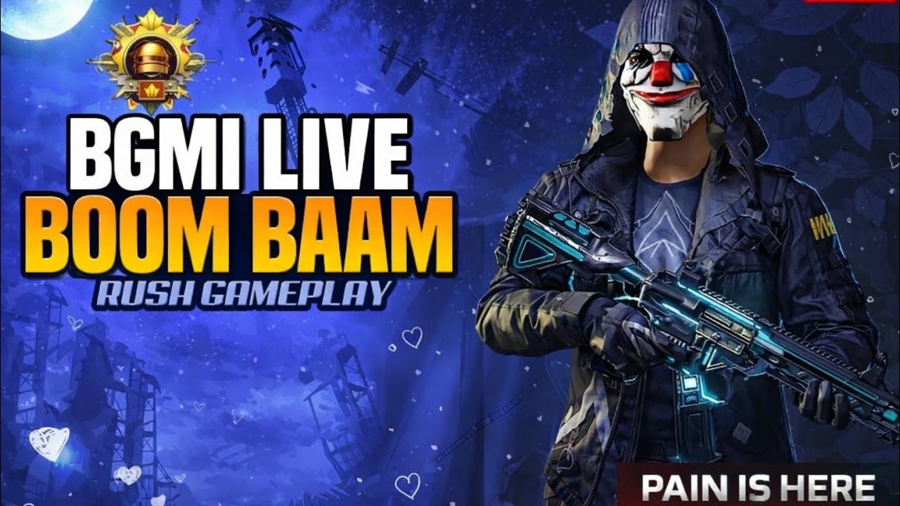 pain is live Rush gameplay #bgmi