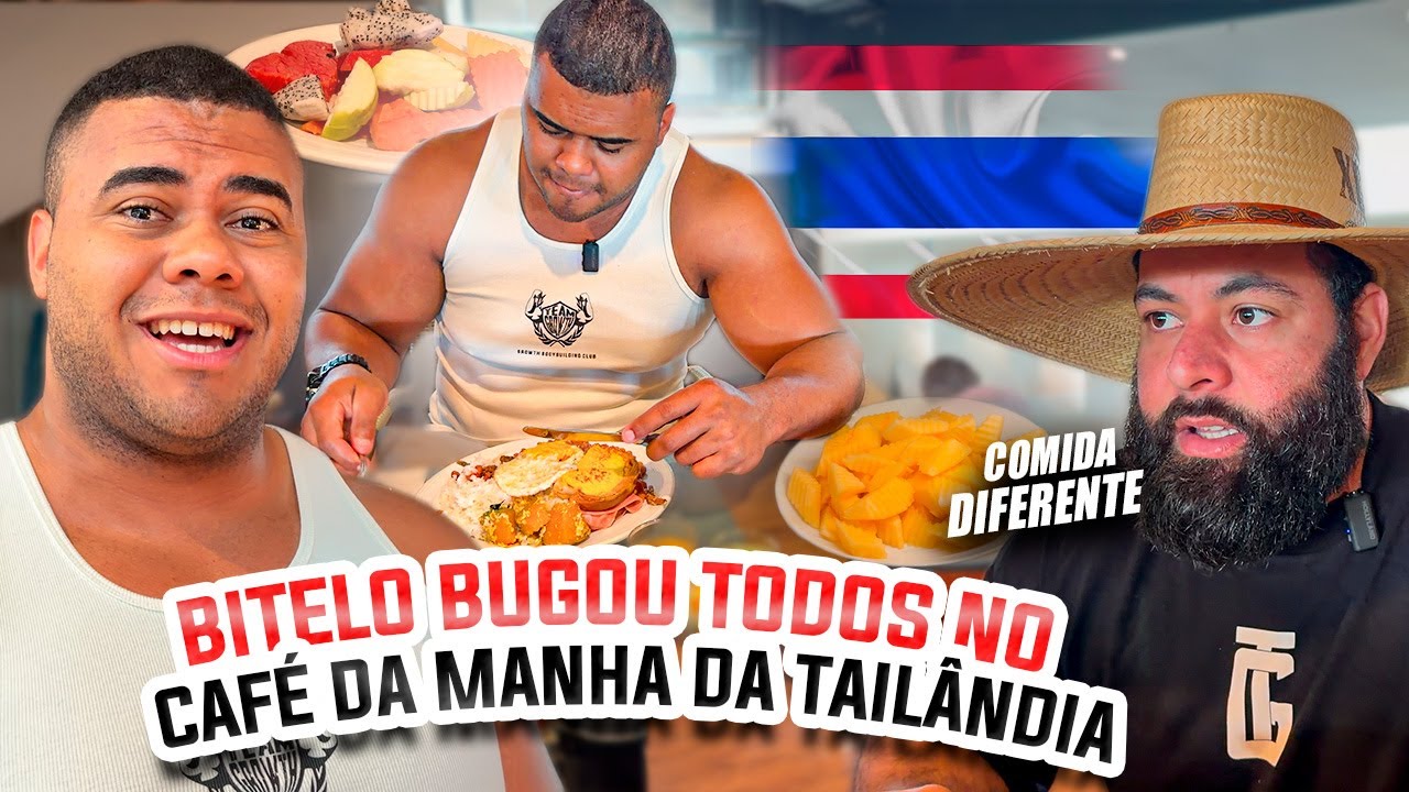 BITELO E XUCR&Atilde;O PROVARAM O CAF&Eacute; DA MANHA TAILAND&Ecirc;S