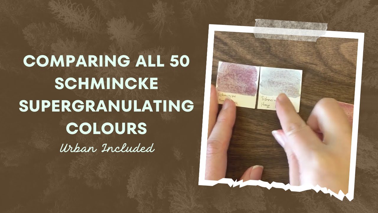 Comparing All 50 Schmincke Supergranulating Colours | Urban Included