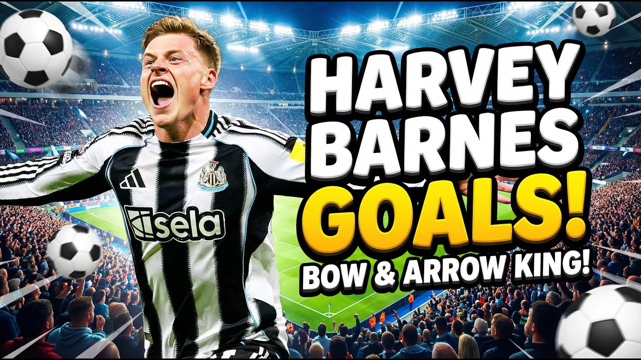 Harvey Barnes: Goal After Goal in a Newcastle Shirt! ⚫⚪ 🏹