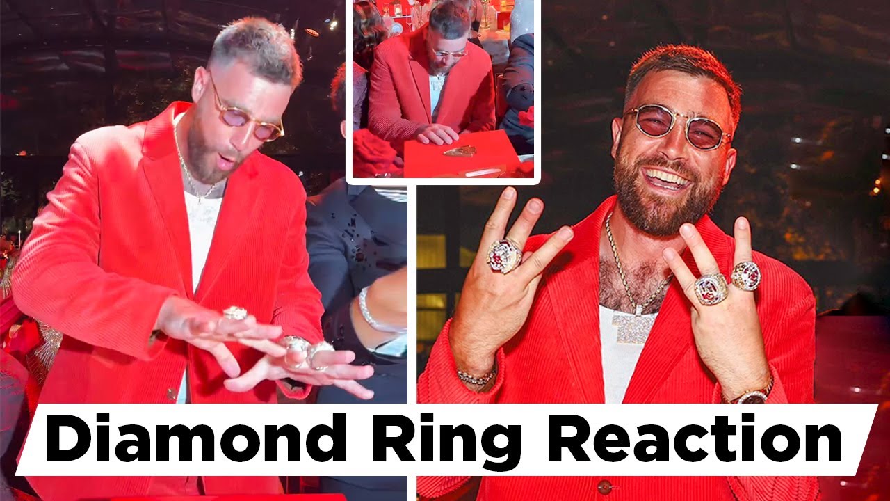 Travis Kelce&rsquo;s Super Bowl Ring Ceremony Most Diamond Necklace We&rsquo;ve Ever Seen
