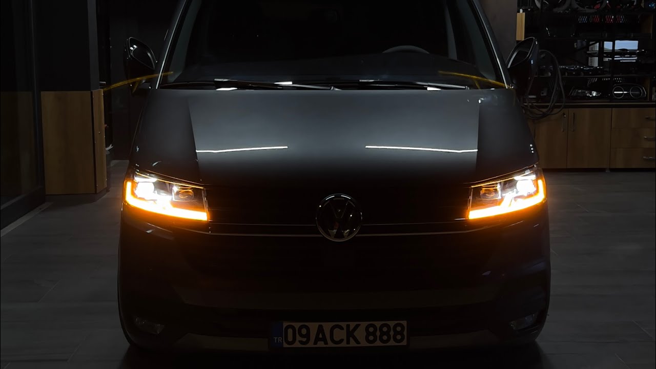 2023 VOLKSWAGEN TRANSPORTER BULLİ LED FAR VE LED STOP GERİ KAMERA SİS FARI VE FAR VE YAĞMUR SENSÖRÜ