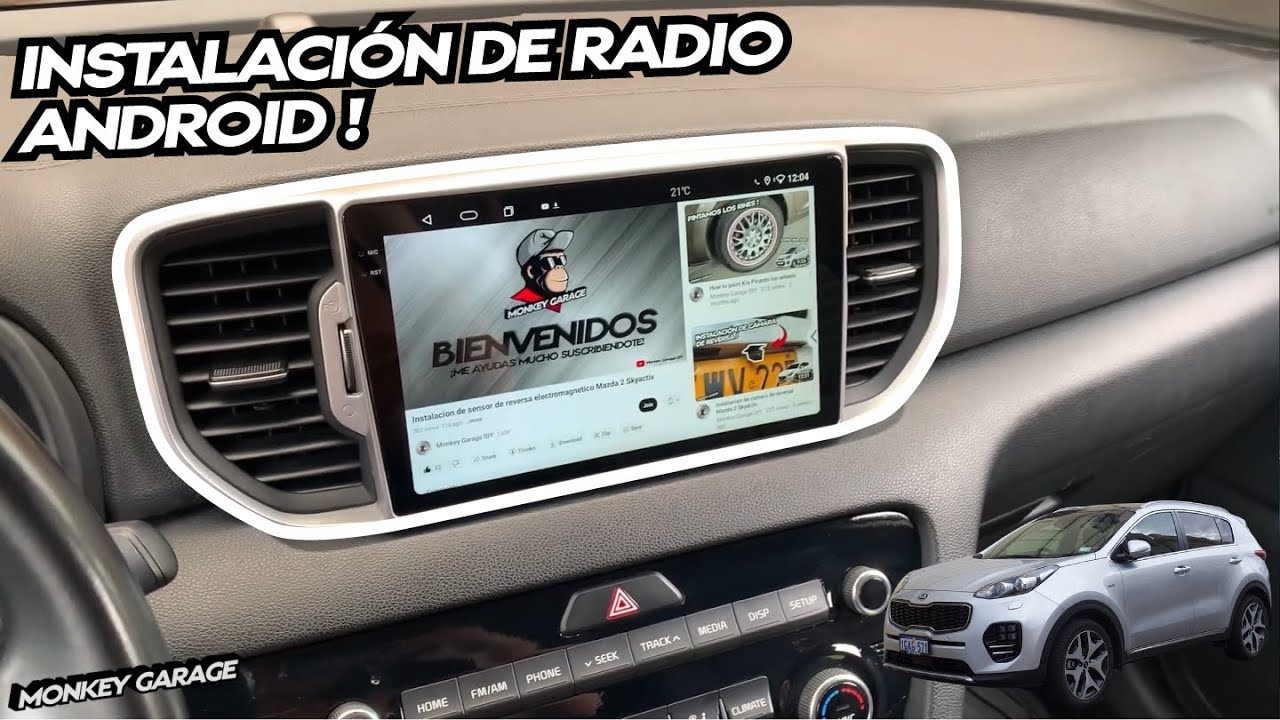 Instalación de radio android Kia Sportage QL
