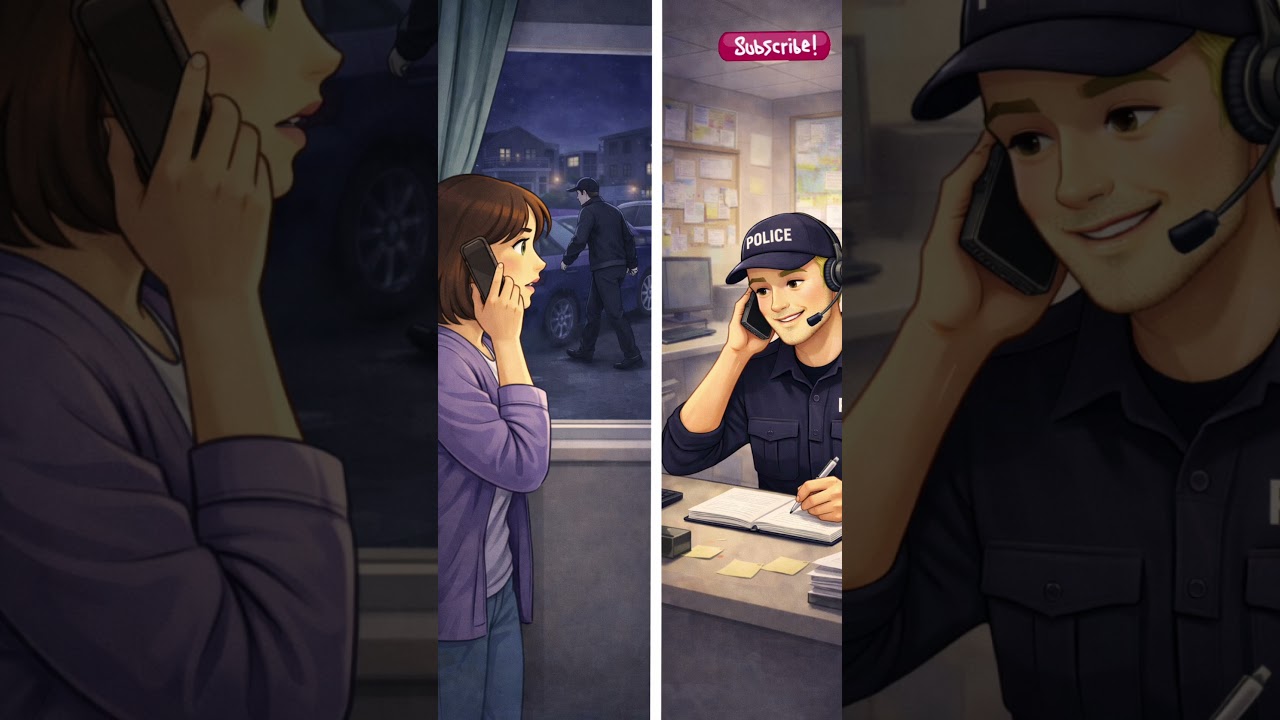 Suspicious Activity | Calling the Police in Simple English | Listening Practice.