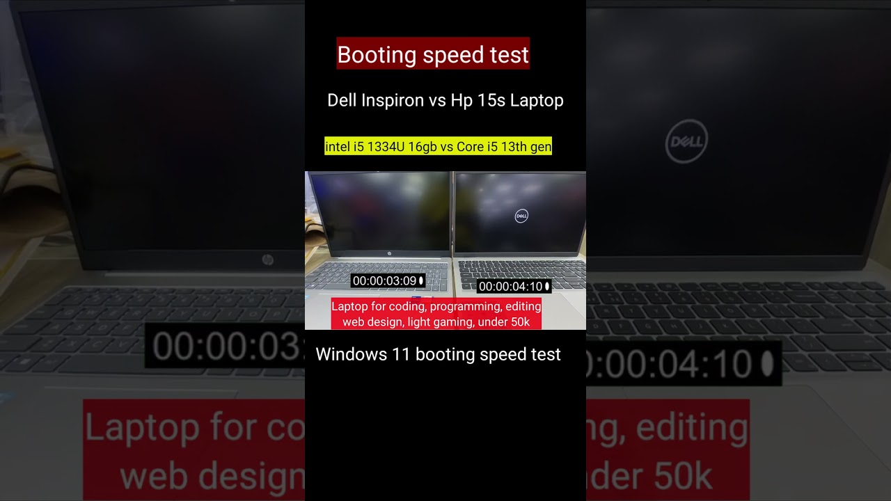 hp vs dell | i5 13th generation 16gb ram under 50000