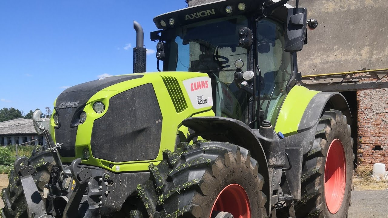 AGROVLOG #47//AXION 830 NA JÁMĚ//