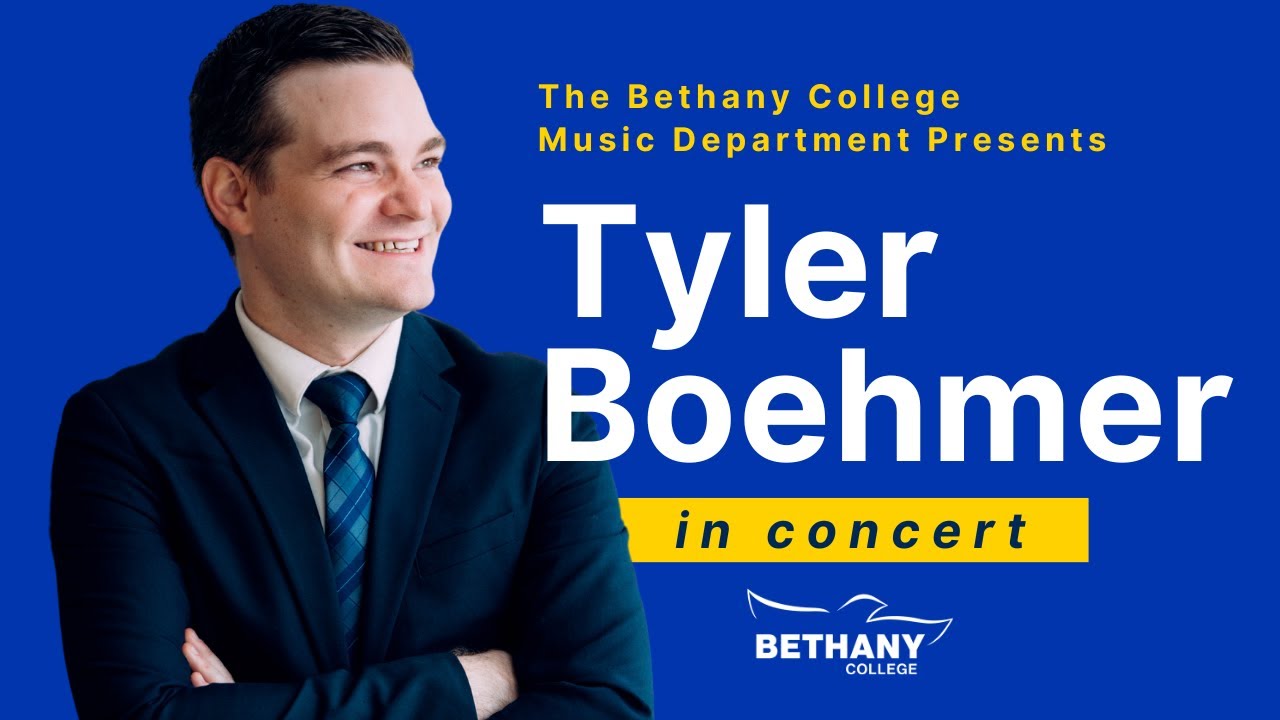 Bethany College Music Department Faculty Organ Recital - Dr. Tyler Boehmer - September 27, 2022