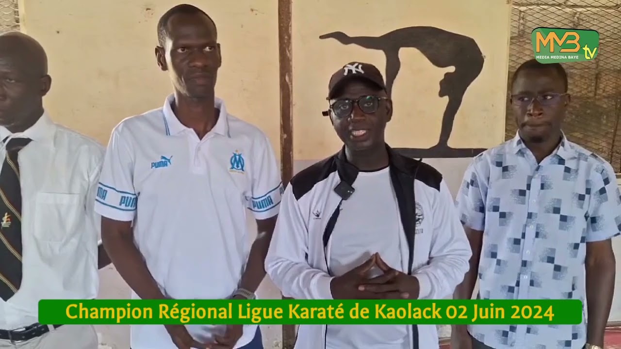 championnat régional ligue Karaté de Kaolack