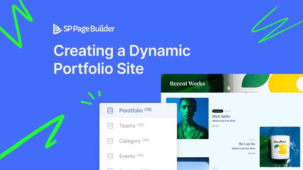 Creating a Dynamic Portfolio Website with SP Page Builder