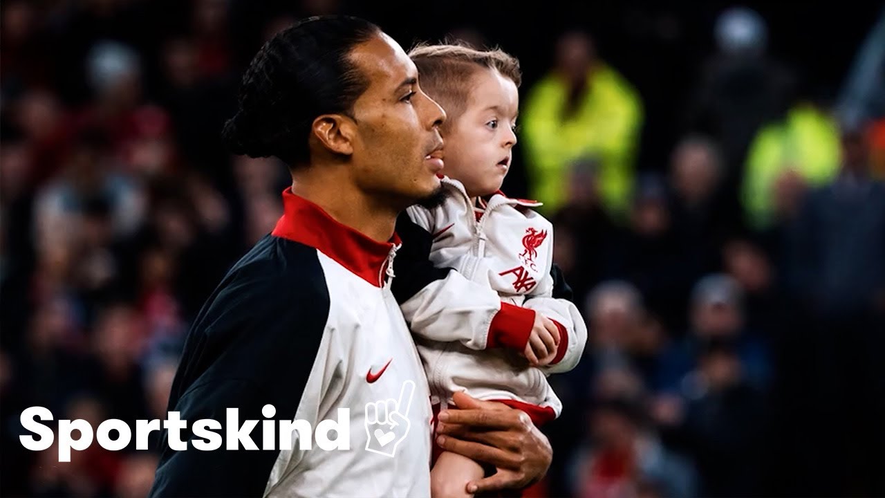 Liverpool legends surprise a viral soccer fan at school | Humankind #goodnews