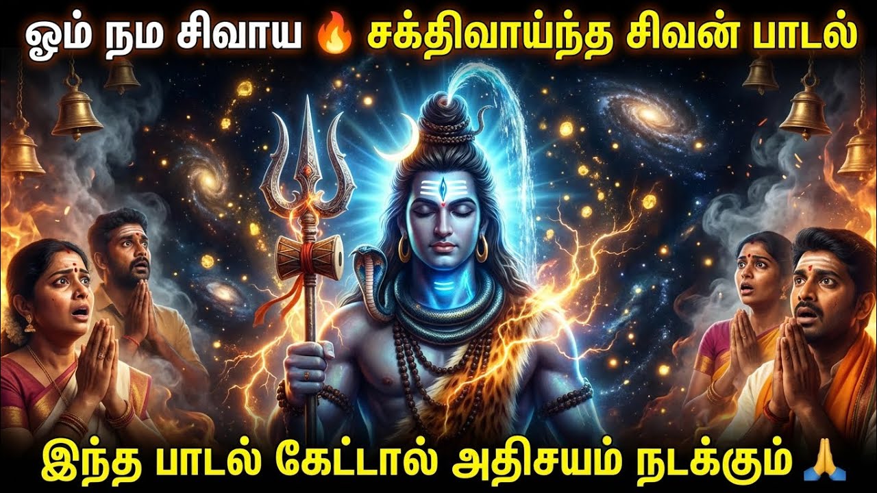 ✅ ஓம் நம சிவாய 🔥 சக்திவாய்ந்த சிவன் பாடல் | Powerful Shiva Song Tamil