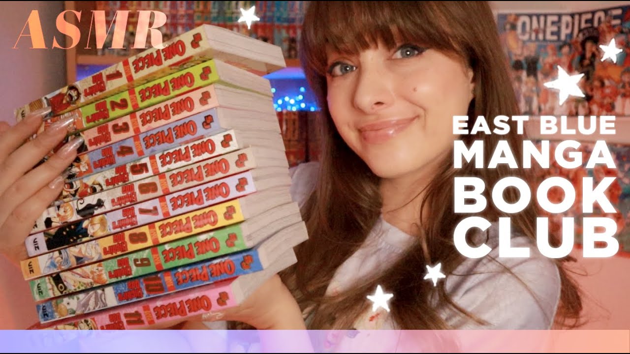 ASMR 🏴‍☠️ One Piece 🌊 East Blue Manga Book Club Compilation! Whispered Review & Manga Triggers