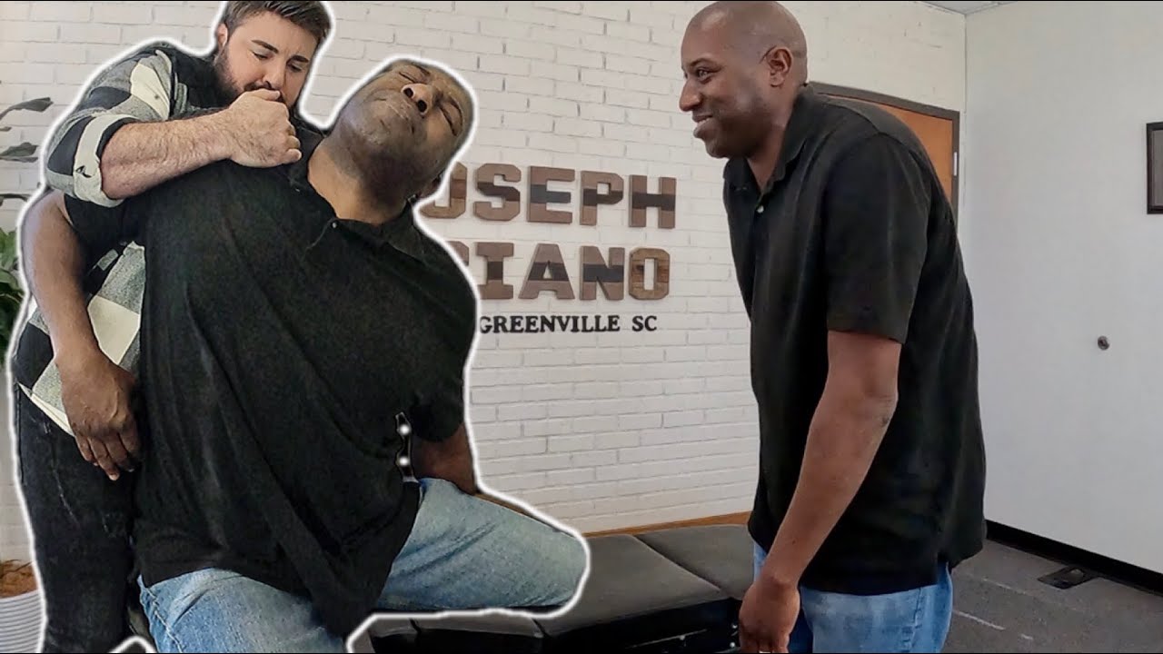 PAINFUL HYPERKYPHOSIS *Crazy Car Crash* CHIROPRACTIC CRACKING!