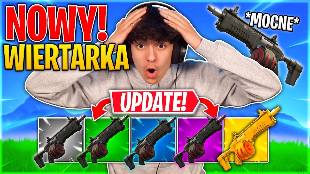 WYGRAJ Ale... NOWY SMG ŁADOWANY! (WIERTARKA) w Fortnite