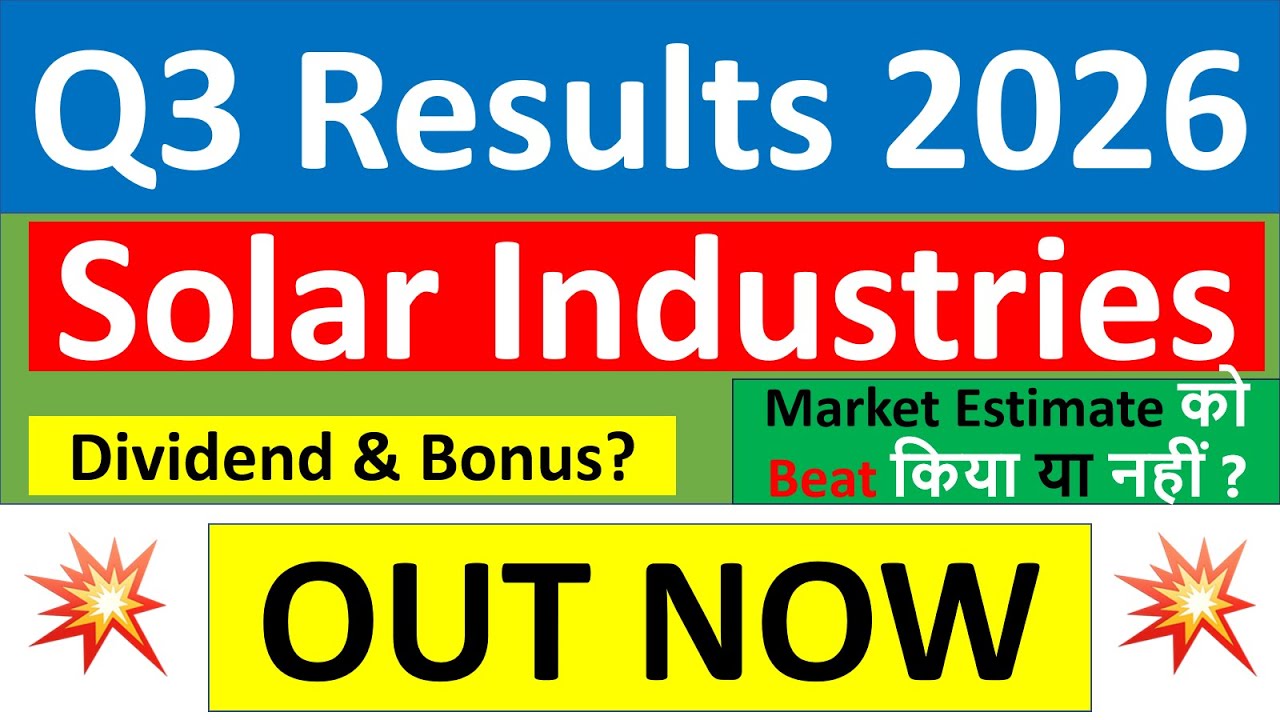 Solar Industries q3 results 2026 | Solar Industries results today | Solar Industries Share News