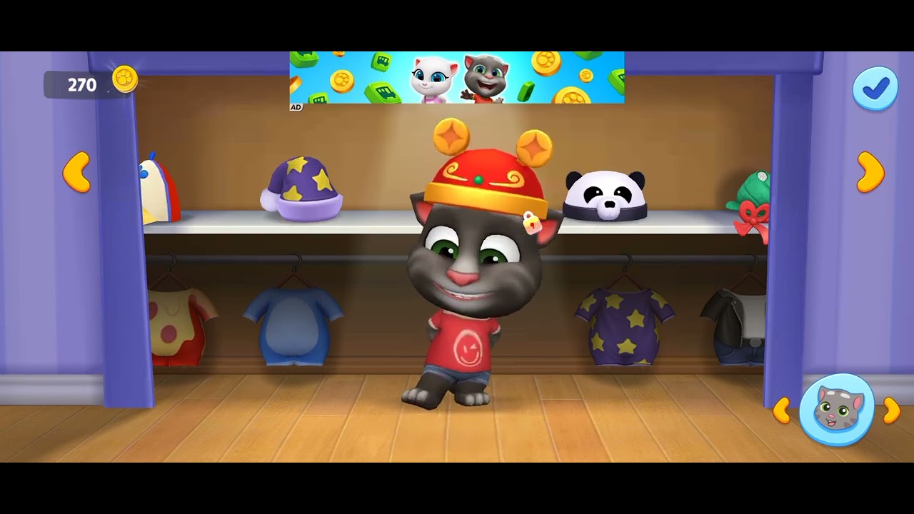 Toking tom 2 friends viral video#billi ka game h