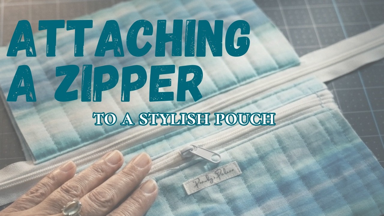 ✂️ How to Sew a Simple Pencil/Glasses Case + Clean Corner Zipper Tutorial