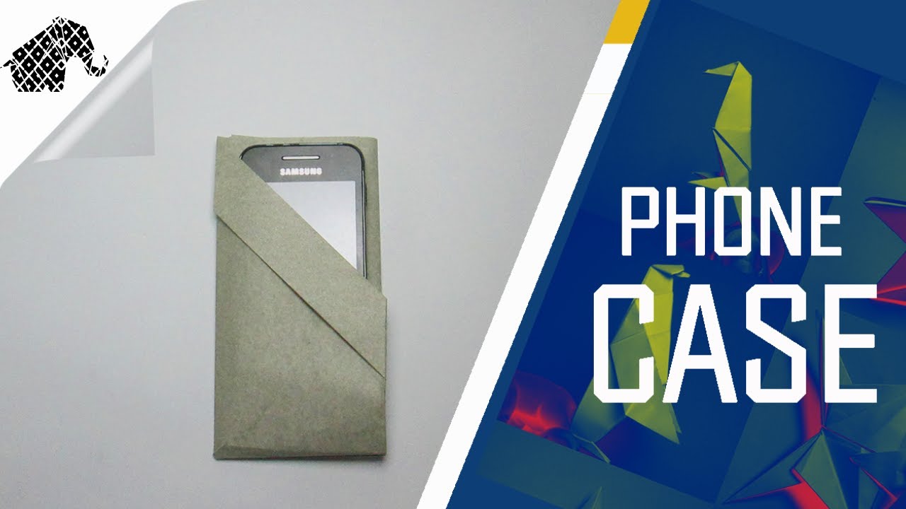 Origami - How To Make An Origami Phone Case/Pouch