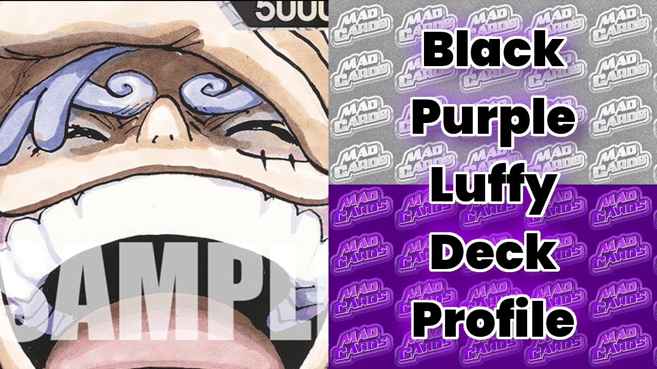NEW META CONTENDER | BLACK PURPLE LUFFY DECK PROFILE | One Piece TCG
