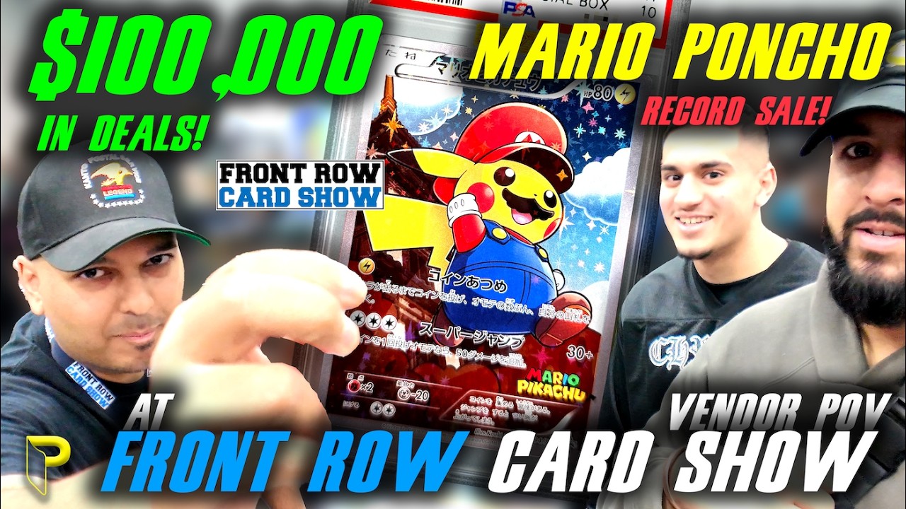 $100K IN DEALS WITH A RECORD PONCHO SALE! |  Front Row Card Show Portland POV Part I | Mar 2026