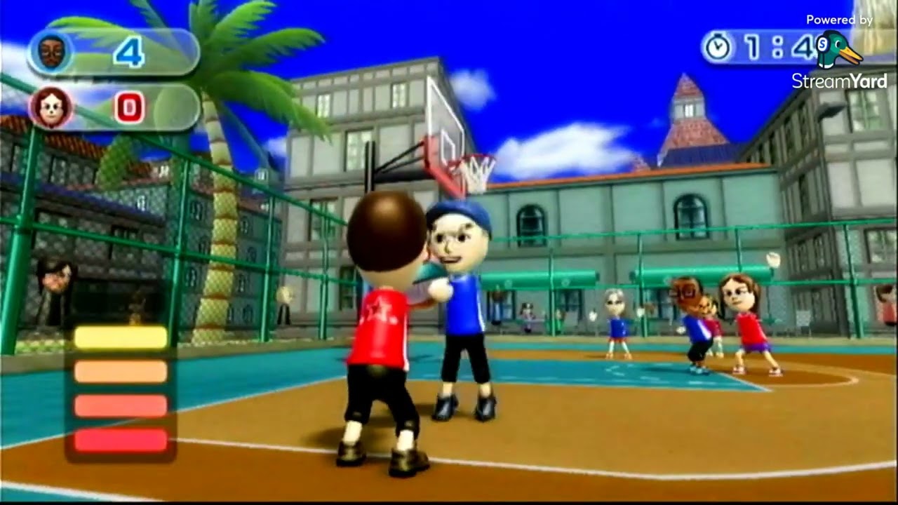 Trying to get to Tommy on Wii Sports Resort Basketball