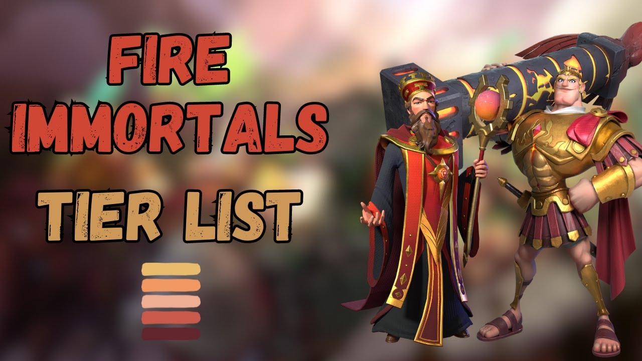 Infinity Kingdom | Epic Fire Immortals Tier List
