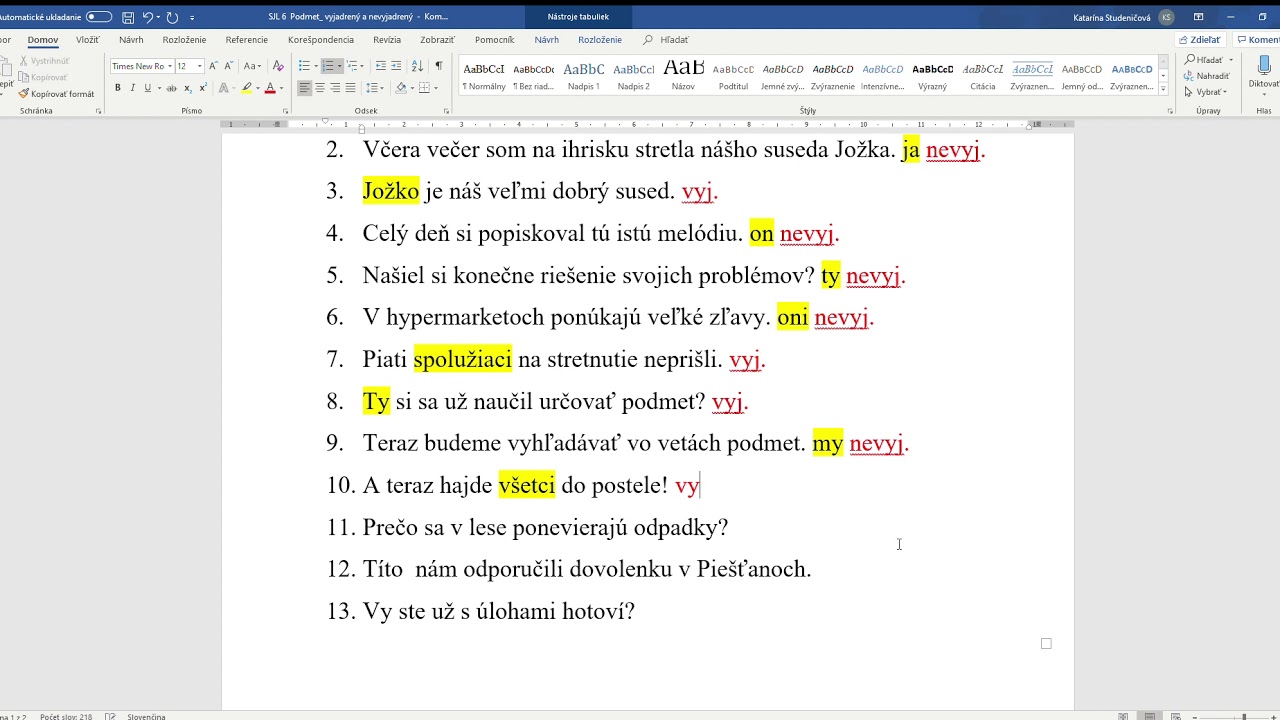 SJL 6  Podmet  vyjadrený a nevyjadrený     Kompatibilný režim   Word 2020 04 19 13 44 04