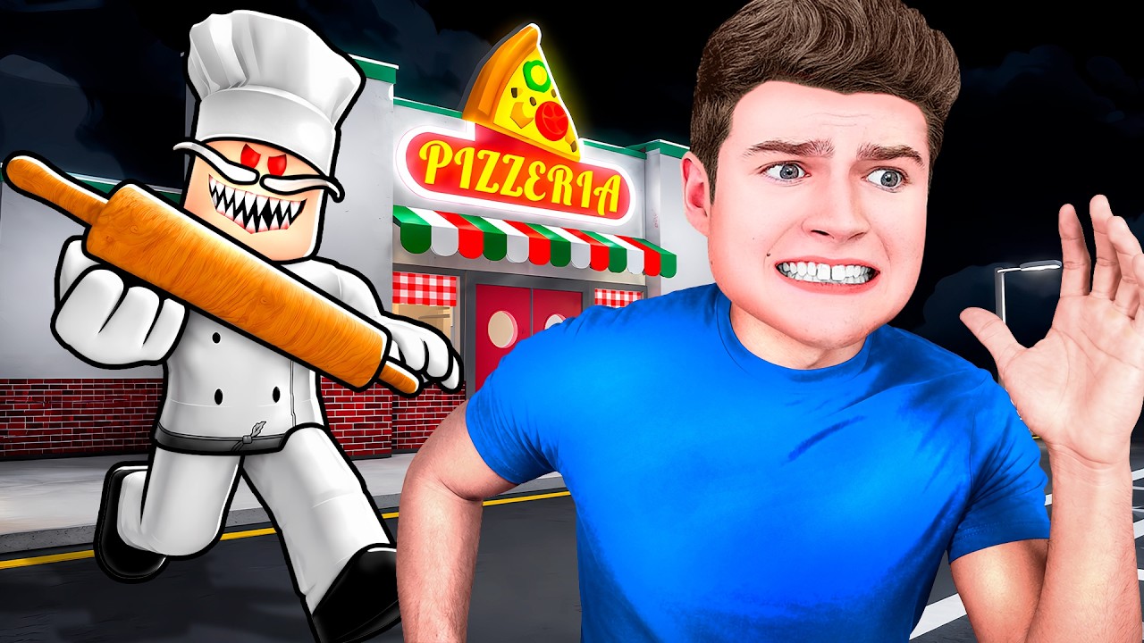 ENTKOMME aus PAPA PIZZA'S HORROR PIZZERIA IN ROBLOX!