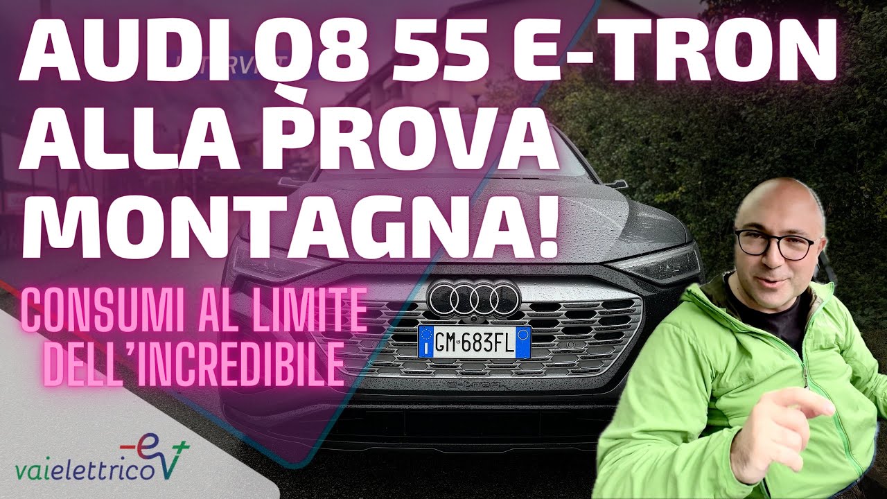 AUDI Q8 55 e-tron quattro alla PROVA MONTAGNA! Consumi al LIMITE dell’INCREDIBILE!
