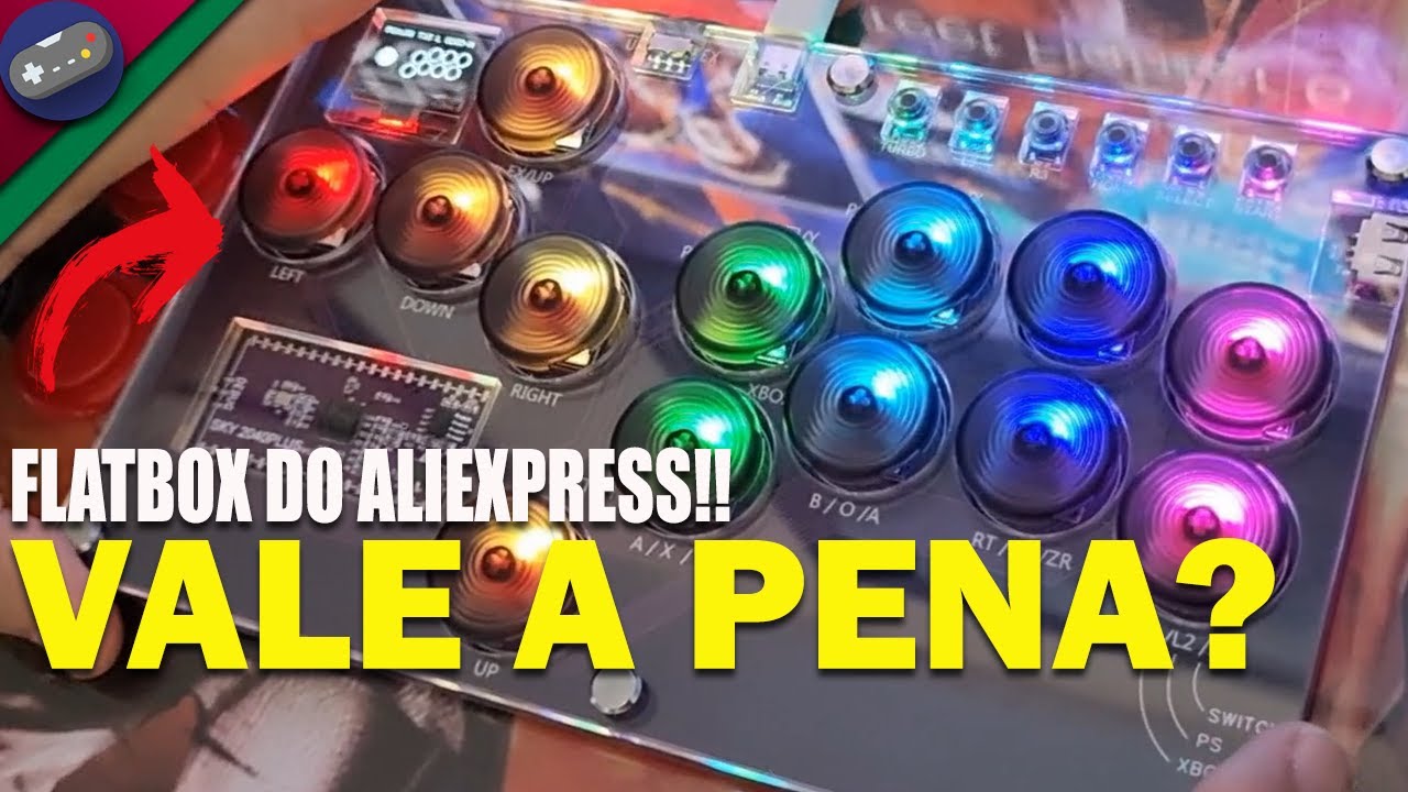 FLATBOX! A HITBOX de MELHOR CUSTO BENEFÍCIO para quem quer COMEÇAR nos FIGHTING GAMES!!