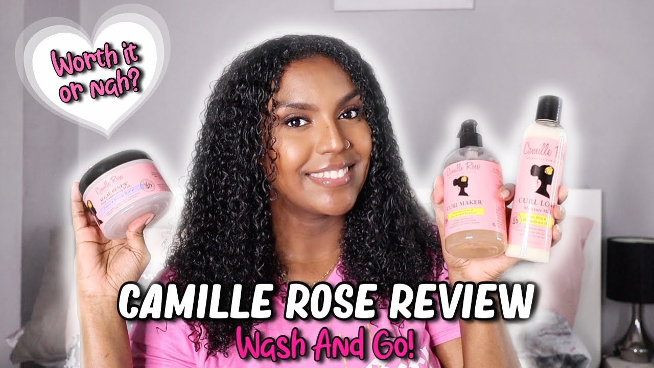 CAMILLE ROSE WASH AND GO Using Camille Rose Curl Maker And Curl Love Moisture Milk | 3c 4a Hair