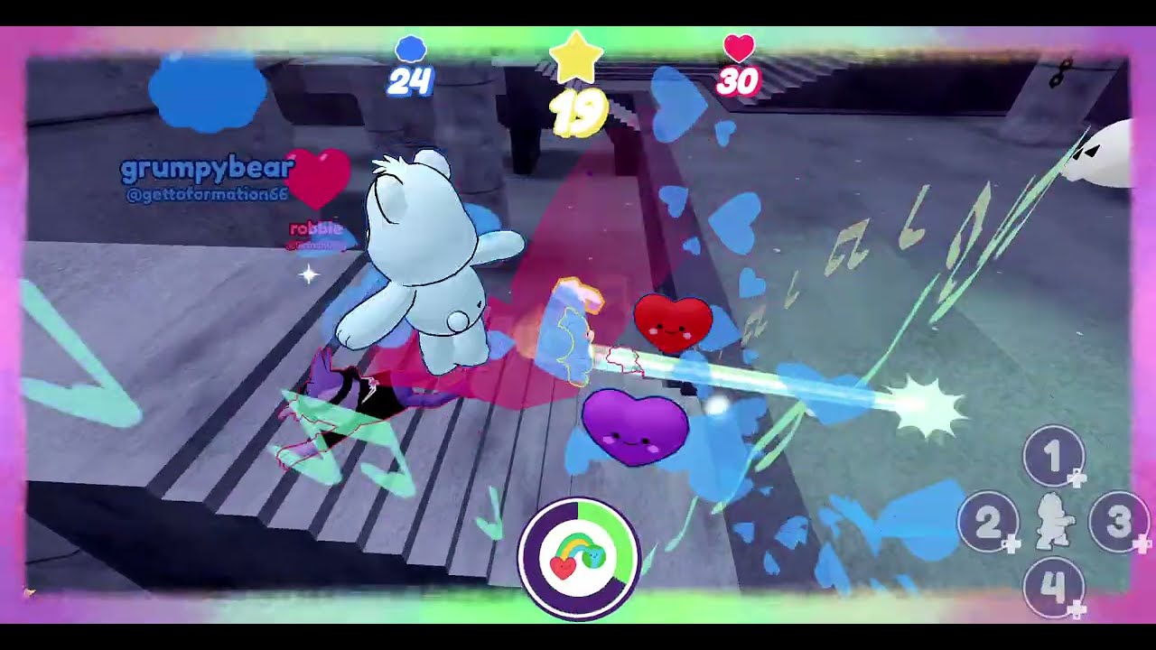Care Bears Caring Quest Team Battle! BACK AND FORTH MATCHES