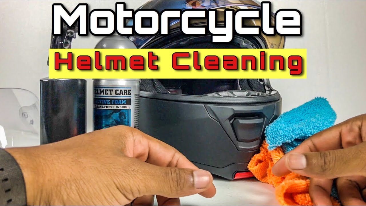 How to Clean a Motorcycle Helmet