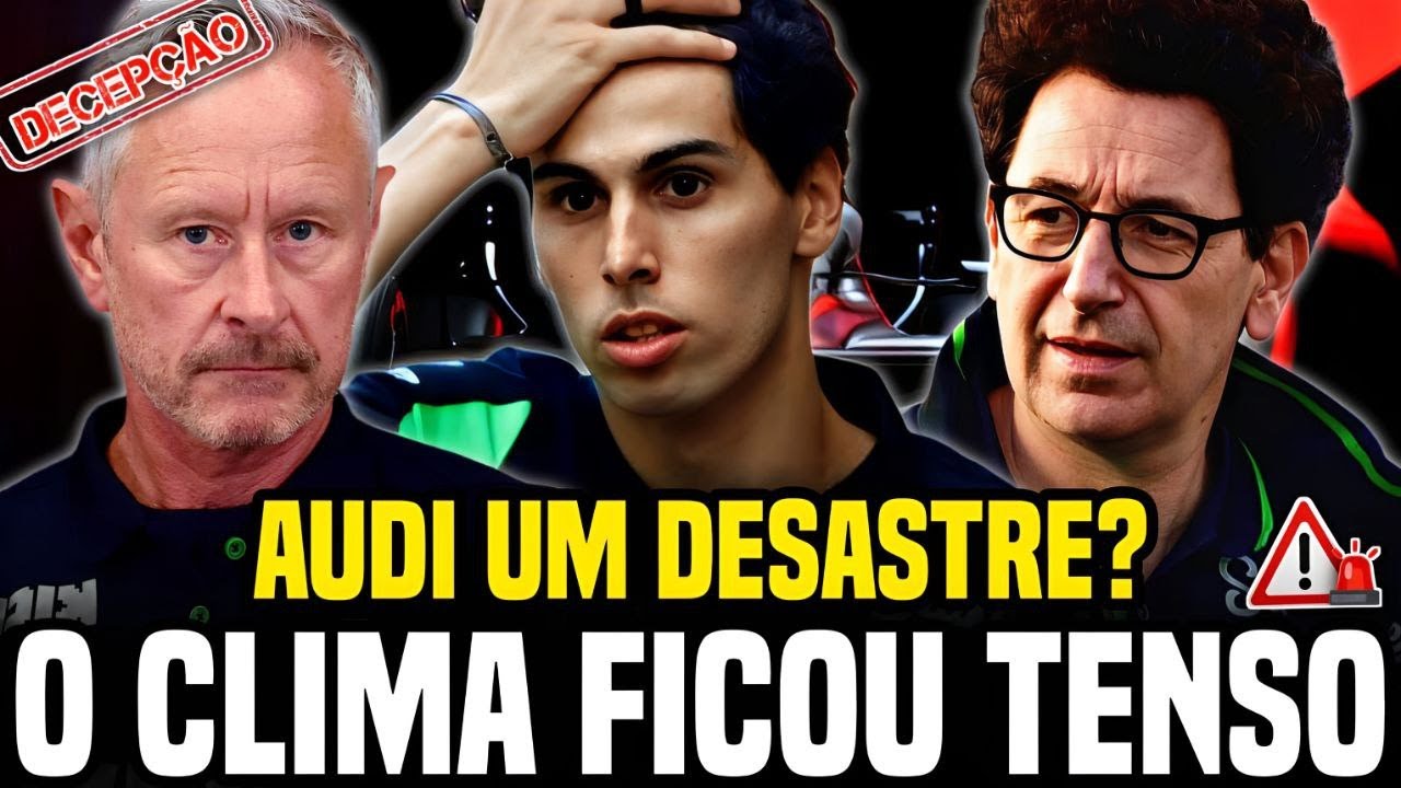 🚨😩ACABOU TUDO! BORTOLETO JOGA BALDE DE ÁGUA FRIA NO PROJETO DA AUDI NA F1!