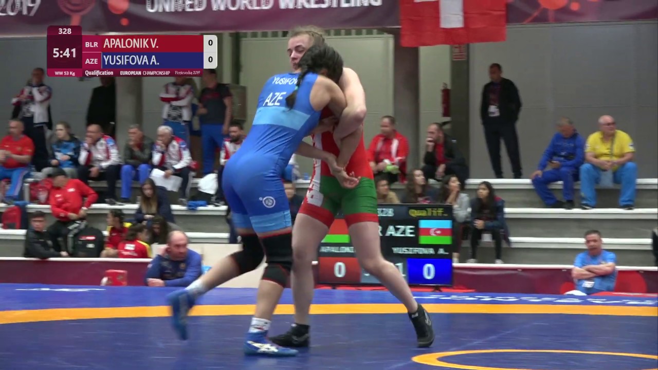 Qual. WW - 53 kg: V. APALONIK (BLR) v. A. YUSIFOVA (AZE)