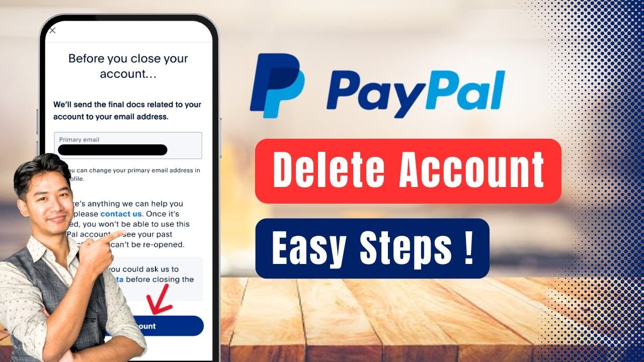 How to Delete PayPal Account !