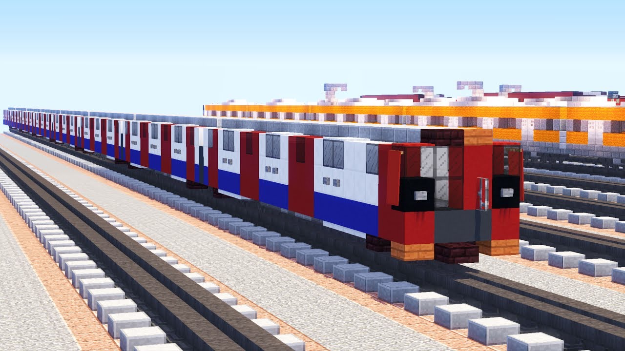 Minecraft London Underground Tube 2009 Stock Tutorial