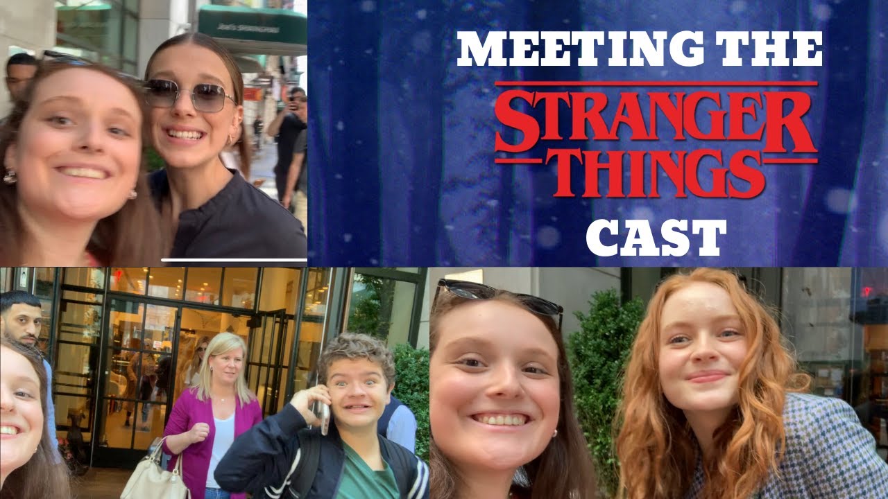MEETING THE STRANGER THINGS CAST!!!