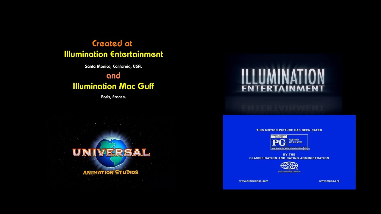 Illumination Entertainment Universal Animation Studios MPPA PG Rating