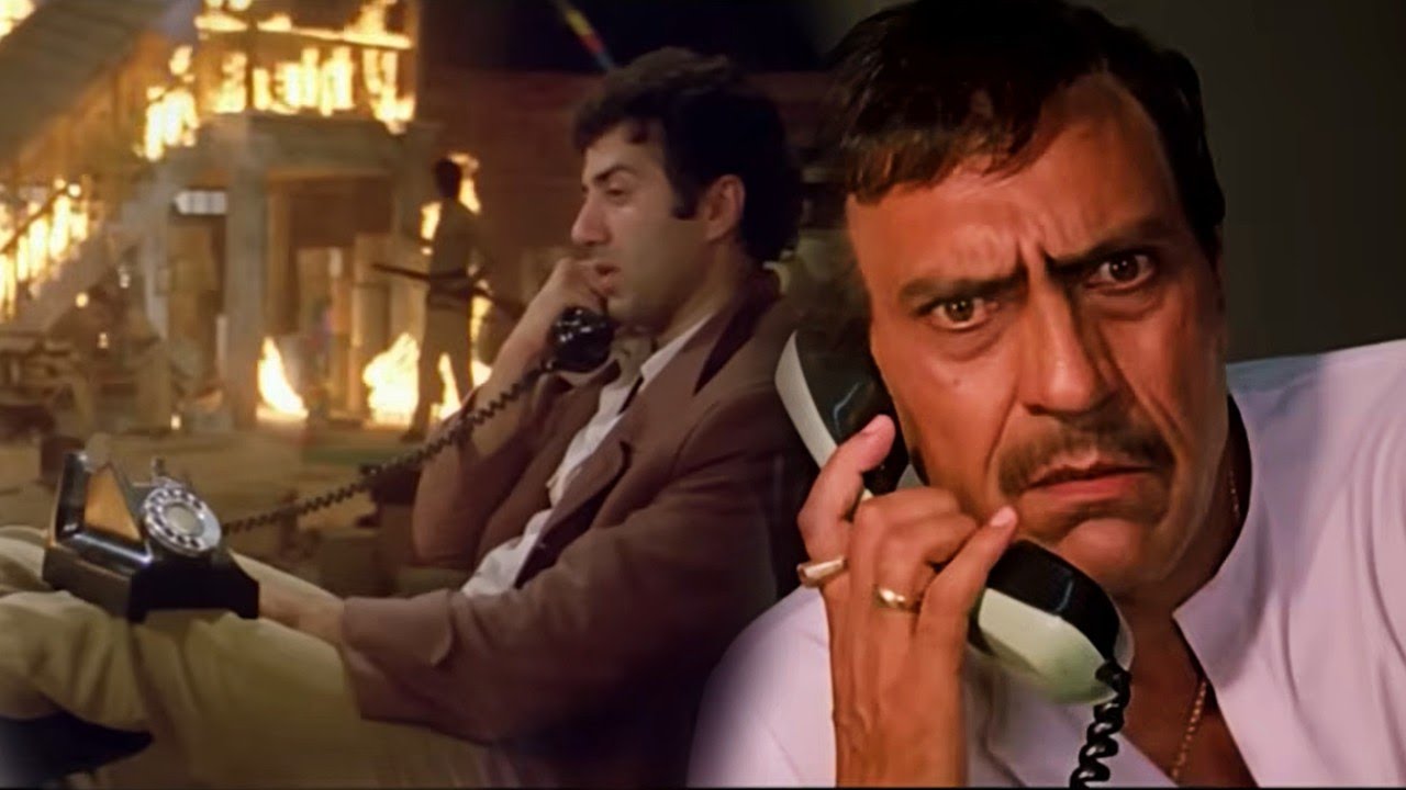 तेरे पाप की लंका जल चुकी है! 🔥 | Sunny Deol vs Amrish Puri | Ghayal Best Dialogue Scene