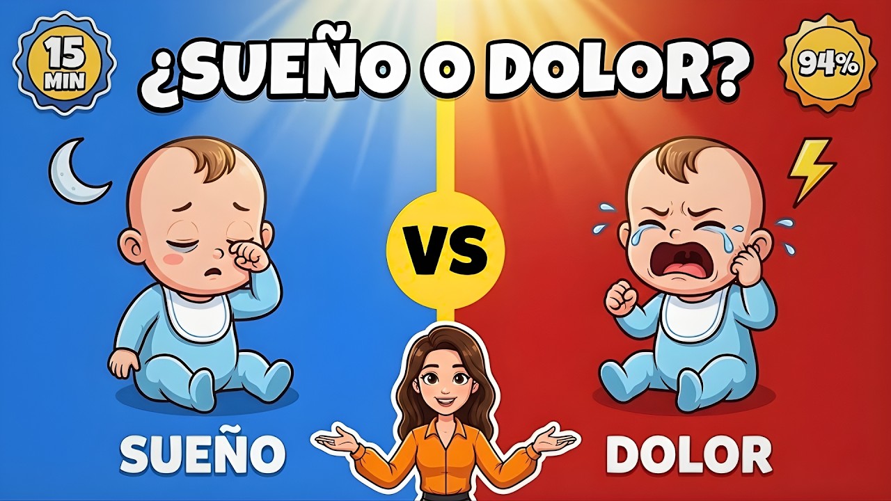 ⚠️ Dolor o Sueño: El Error de 94% que Prolonga el Llanto